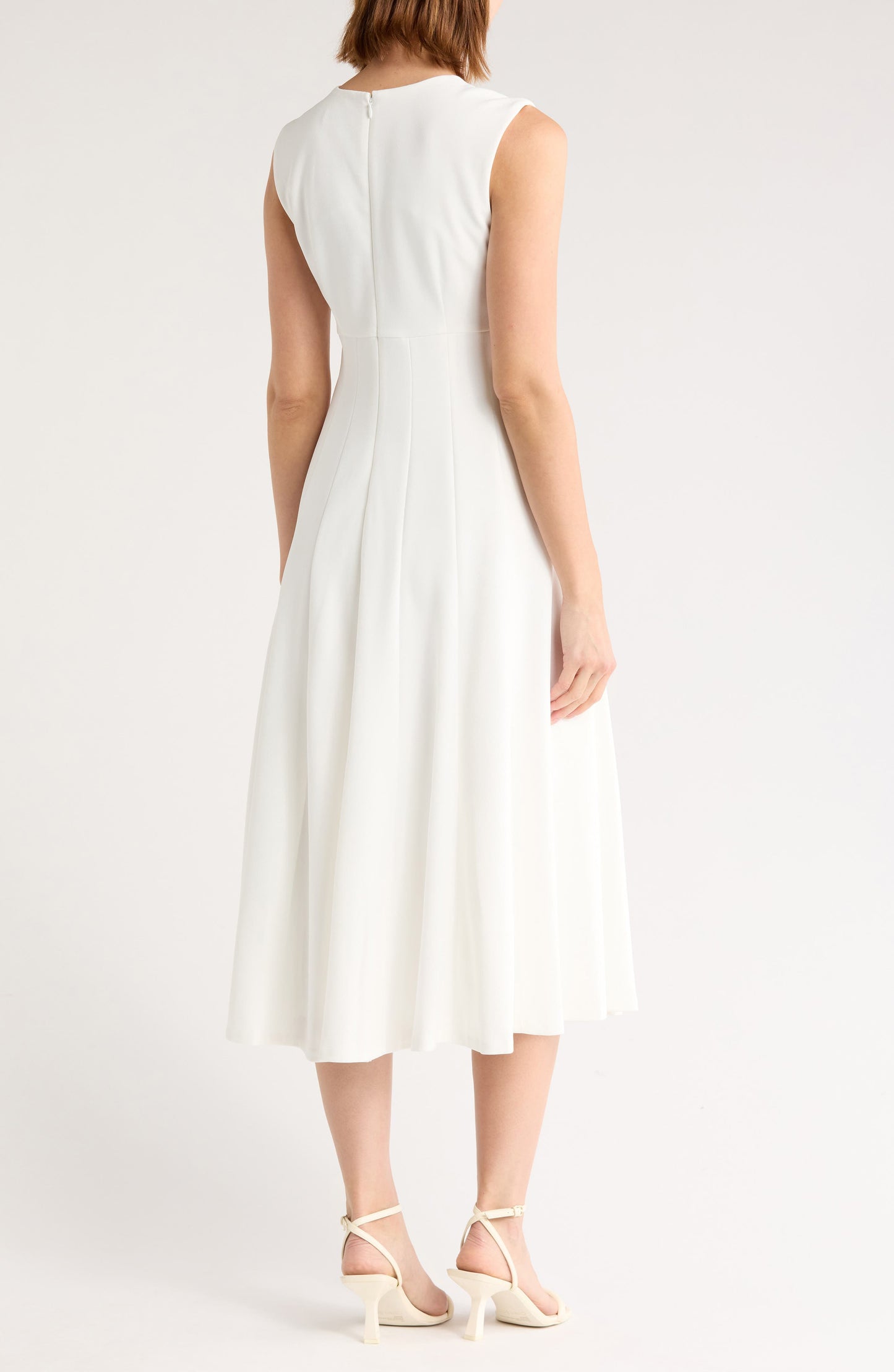 Calvin Klein Scuba Crepe Fit & Flare Geyim