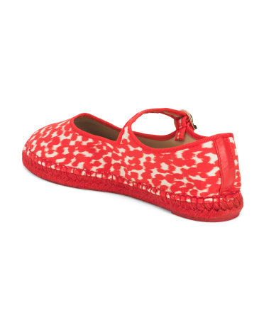 LK BENNETT Made In Spain Emmie Mary Jane Espadrille Flats