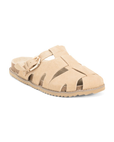 CUSHIONAIRE Suede Benson Balıqçı Sandalı