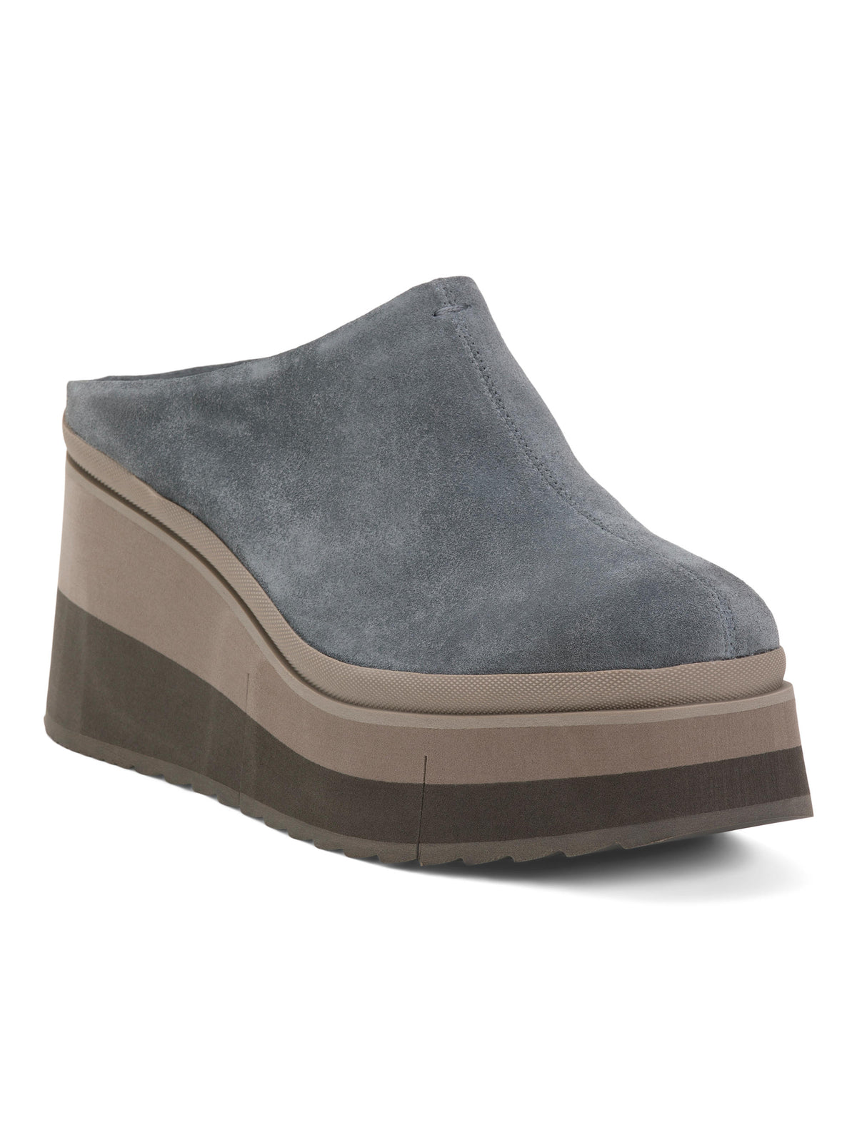 NAKED FEET Suede Coach Platform Kloklar