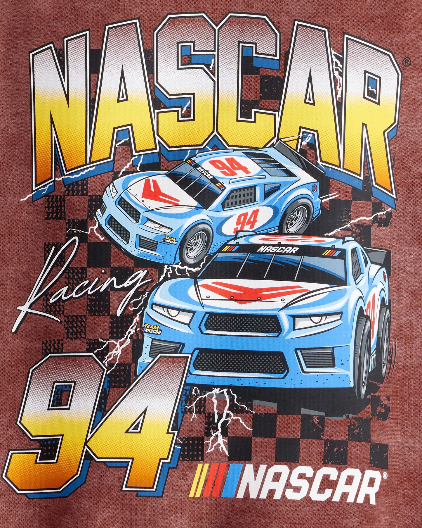 OshKosh B'gosh Oğlan NASCAR Pulover Bluzu - Qəhvəyi