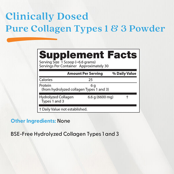 Doctor's Best Pure Collagen Types 1 and 3 Tozu 200g