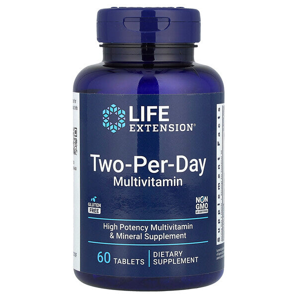 Life Extension Günde İki Dəfə Multivitamin 60 Tablet
