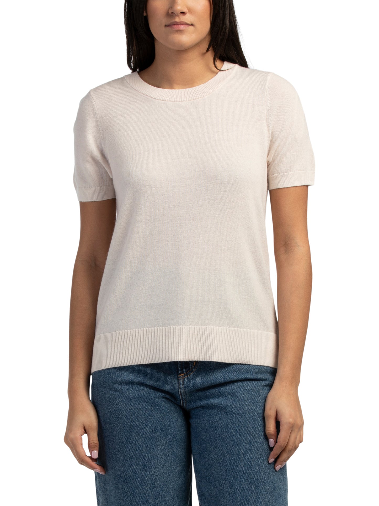 NICOLE MILLER NEW YORK Merino Yunu Qısa Tərəvəzli Pullover Sviter