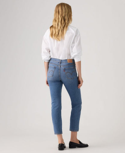 Levi's Qadın Klassik Orta Bel Ayakkabı Diz Düz Paça Cins