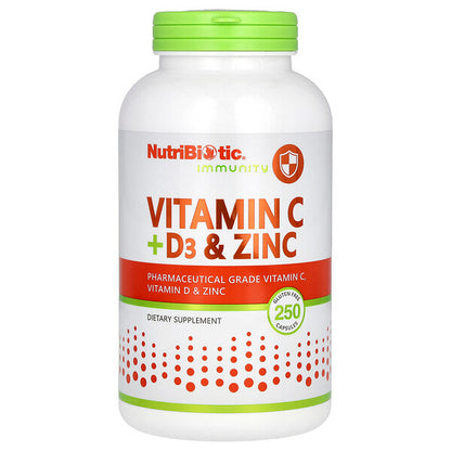 Nutribiotic Immunity C Vitamini D3 Sink 250 Kapsul