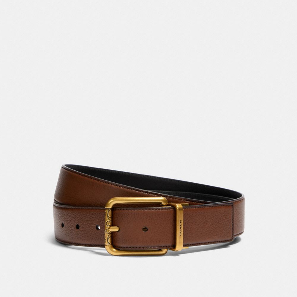 Coach Square Roller Buckle Cut-To-Size Dönən Kəmər, 38 Mm