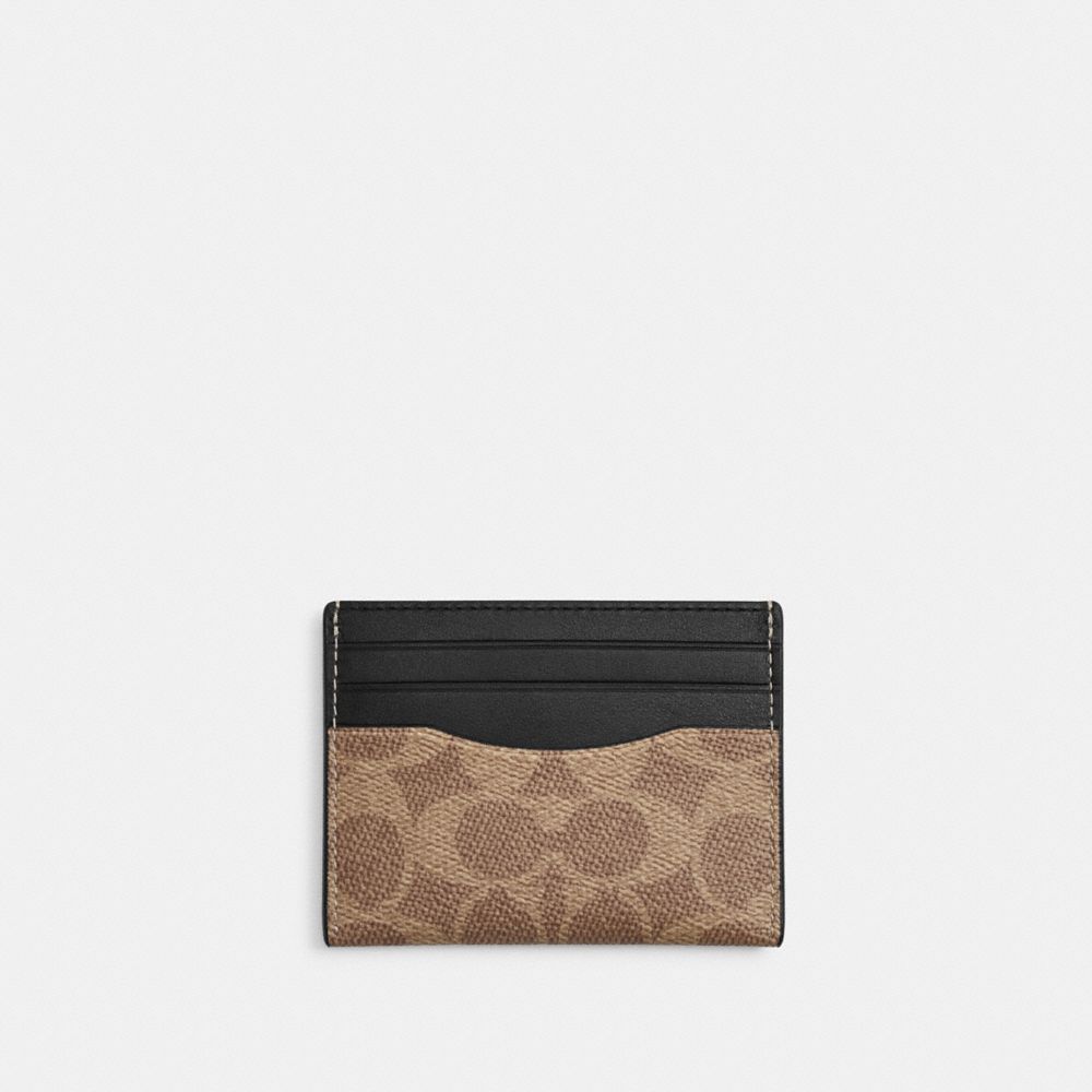 Coach Signature Canvas İd Kart Çantası