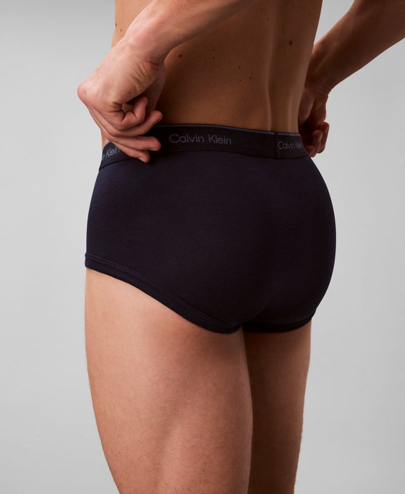 Calvin Klein Kişi Pambıq Klassik Briefs Donlar, 5-Pack