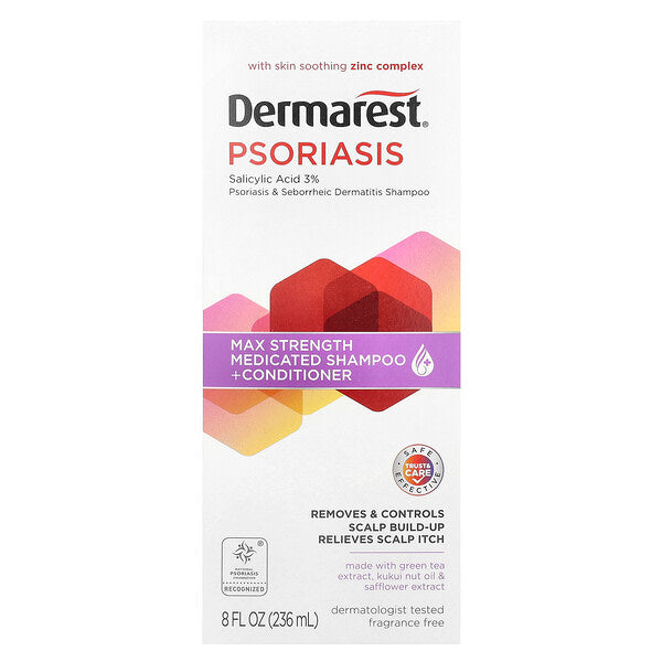 Dermarest Psoriasis Maximum Strength Dərmatologiya Şampun Kondisioner 236 ml
