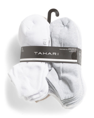 TAHARI 15pk Yarı Yastıqlı Aşağı Kəsilmiş Çorap