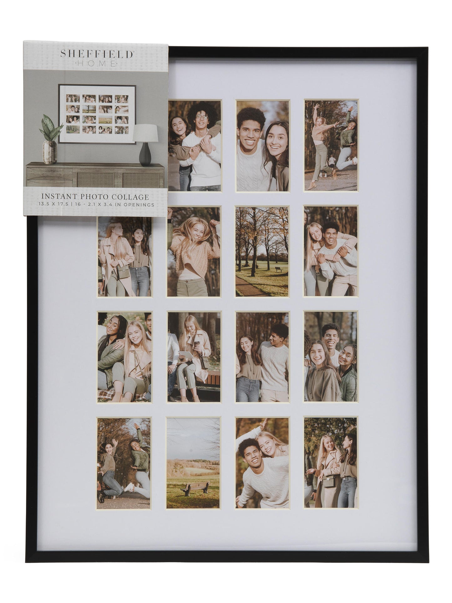 ENCHANTE 13.5x17.5 Matted To 16 2x3.5 Instafoto Divar Şəkil Çərçivəsi