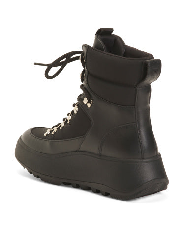 FITFLOP Leather Fmode Su Keçirməz Piyadə Çəkmələri