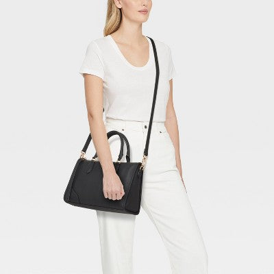 A New Day Satchel Çanta - Qara
