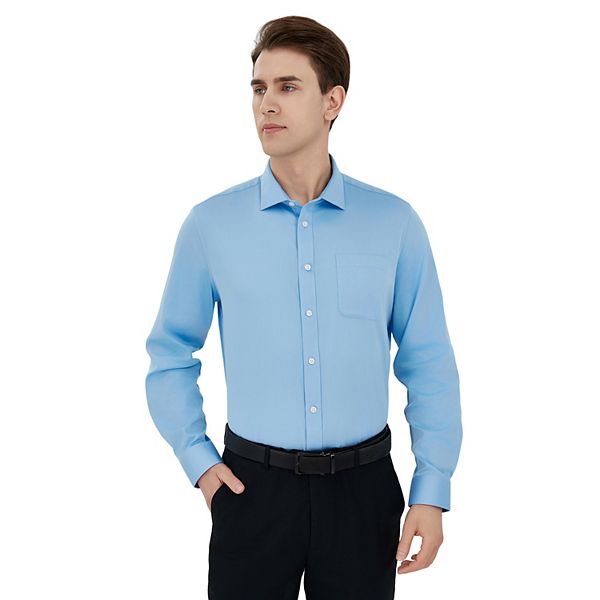 Savile Row Kişi Klassik Fit Sateen Formal Köynəyi
