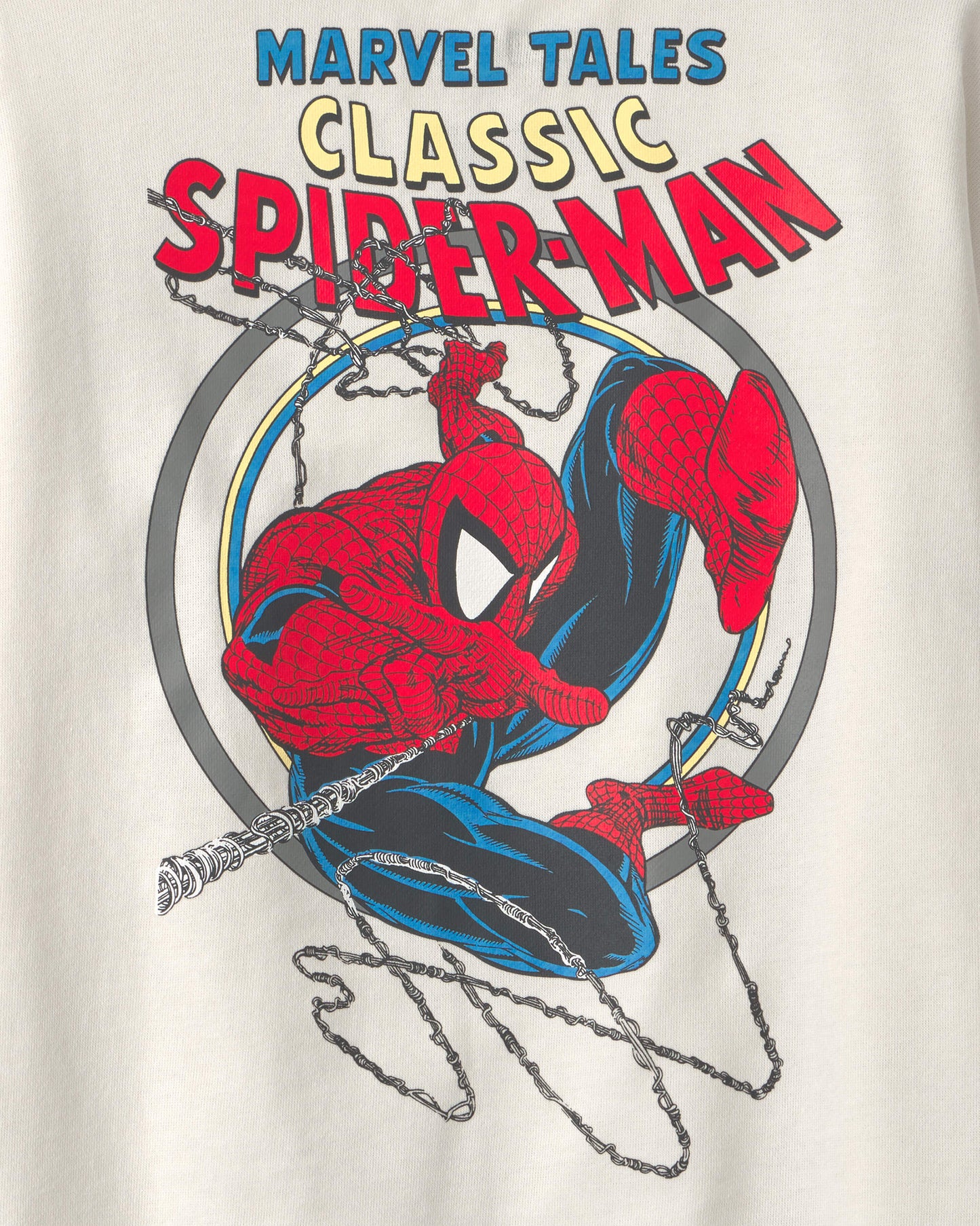 OshKosh B'gosh Oğlan Marvel Spider-Man Fransız Trikotaj Hoodie - Ağ