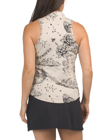 Moon Diamond Kolsuz Mock Neck Üst