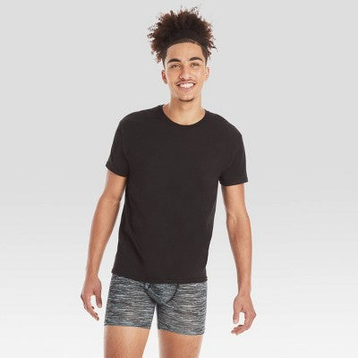 Hanes Premium Hanes Kişi Premium 5-li Paket Dar Oturuşlu Crew Neck T-Shirt - Qara M