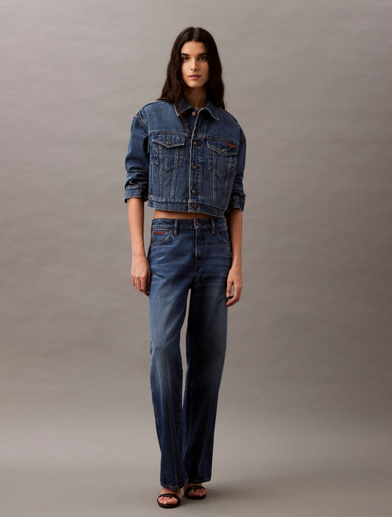 Calvin Klein 90s Denim Trucker Gödəkçəsi