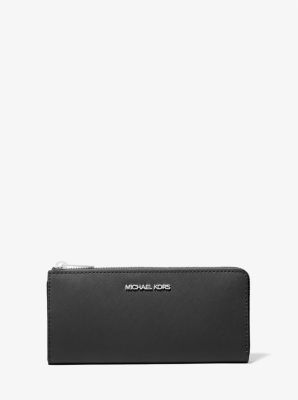 Michael Kors Jet Set Travel Saffiano Dəri Fermuar Cüzdan