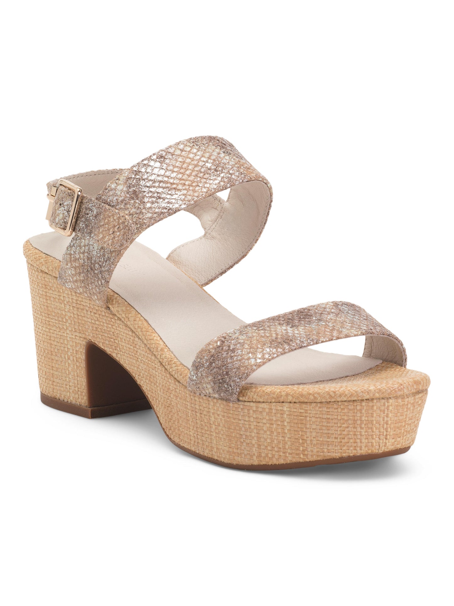 CHOCOLAT BLU Leather Grettel Topuqlu Sandal