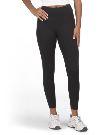 DKNY SPORT Yüksək Bel Balans Sıxışdırma Ləginen Cibləri ilə