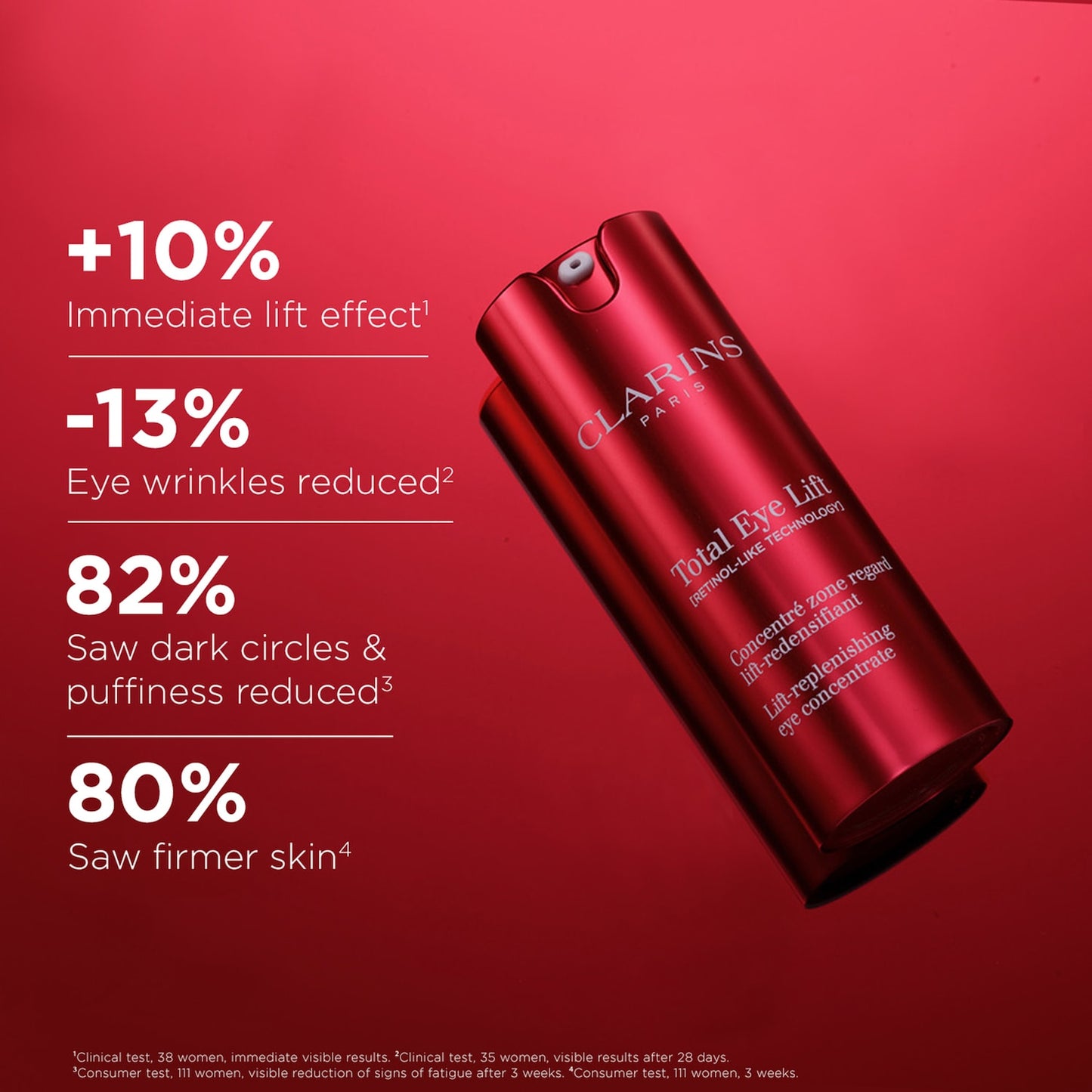 Clarins Total Eye Lift Göz Kremi - Səhvlik, Qırışqalar və Tünd Hələlər üçün
