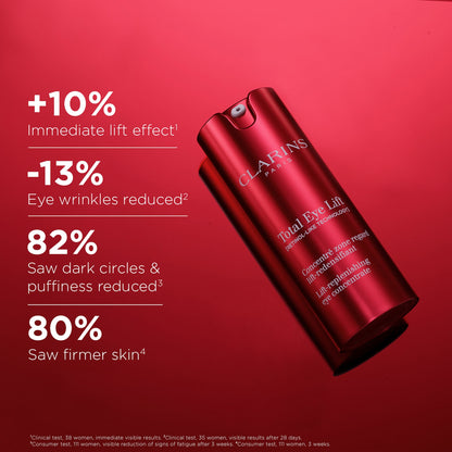 Clarins Total Eye Lift Göz Kremi - Səhvlik, Qırışqalar və Tünd Hələlər üçün