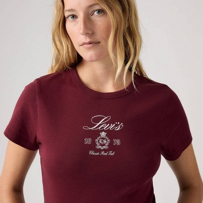 Levi's Qadın Qrafik Rickie Köynəyi - Tawny Port L