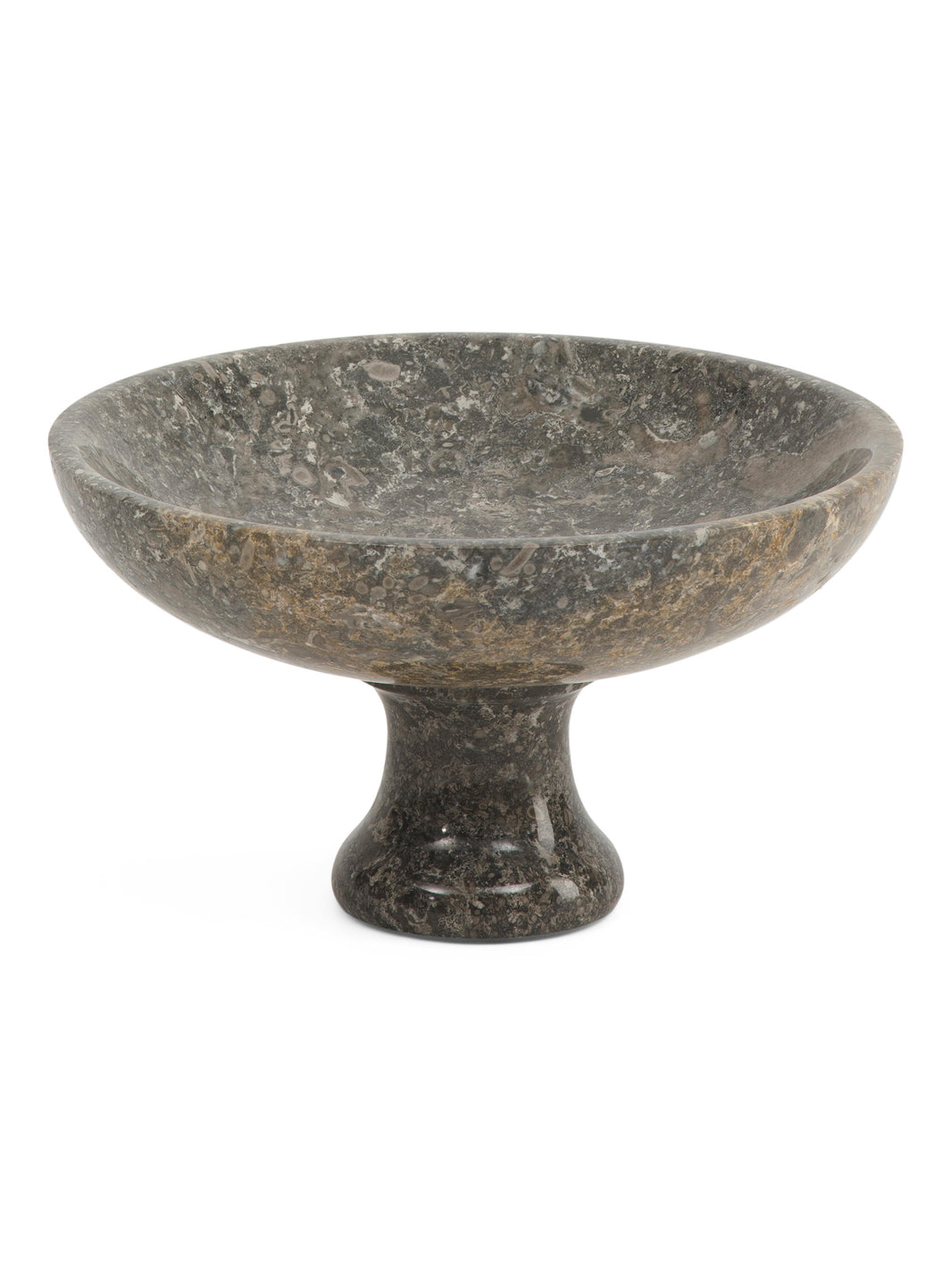 A&B HOME 7x4 Solid Marble Pedestal Bowl