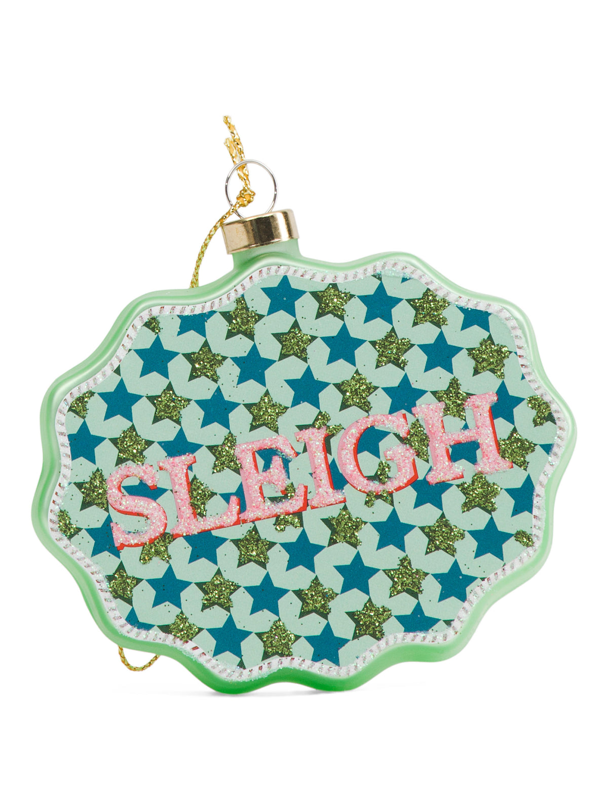 FURBISH STUDIO Sleigh Scallop Ornament