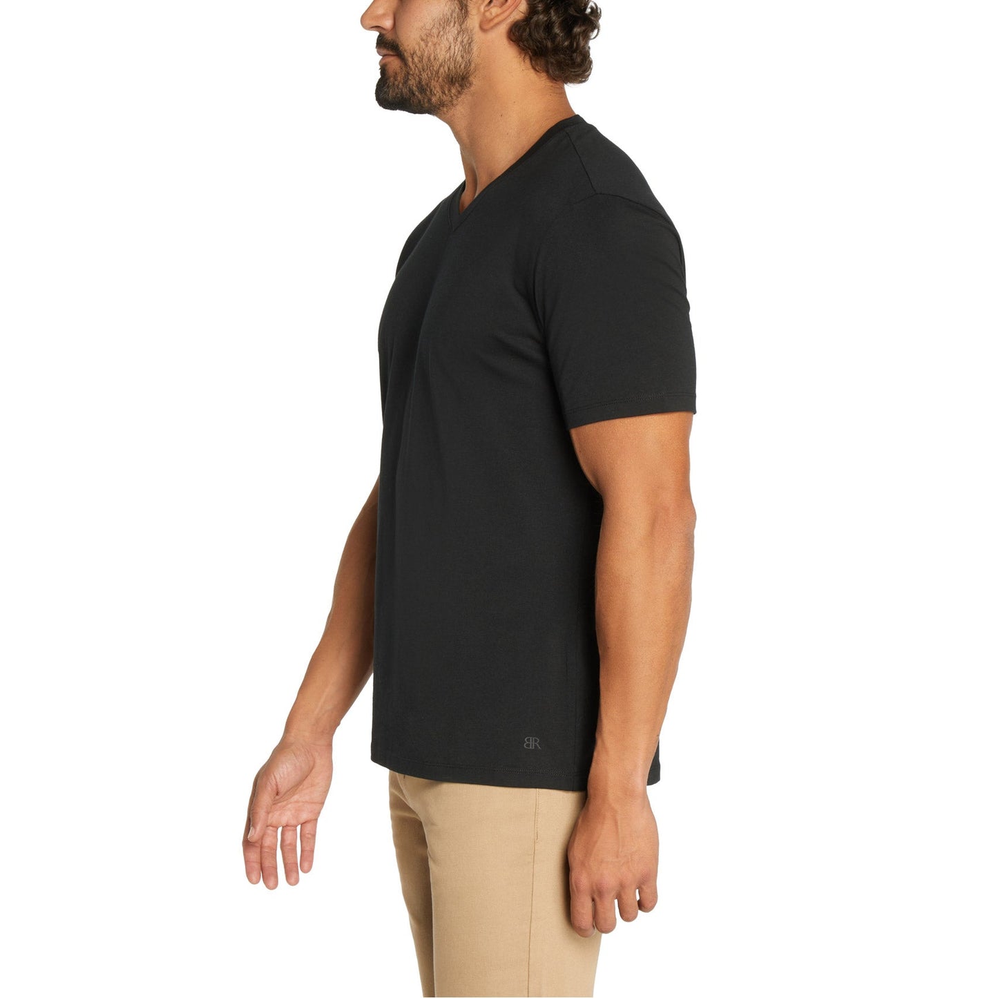 Banana Republic Kişi V-Boyunlu Köynək, 3-Pack, Ağ, XX-Large