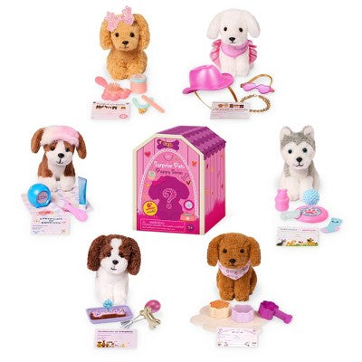 Our Generation Surprise Pets Puppy Series - 18 İnçlik Kuklalar üçün Kolleksiyalanabilir Sirli Qutu
