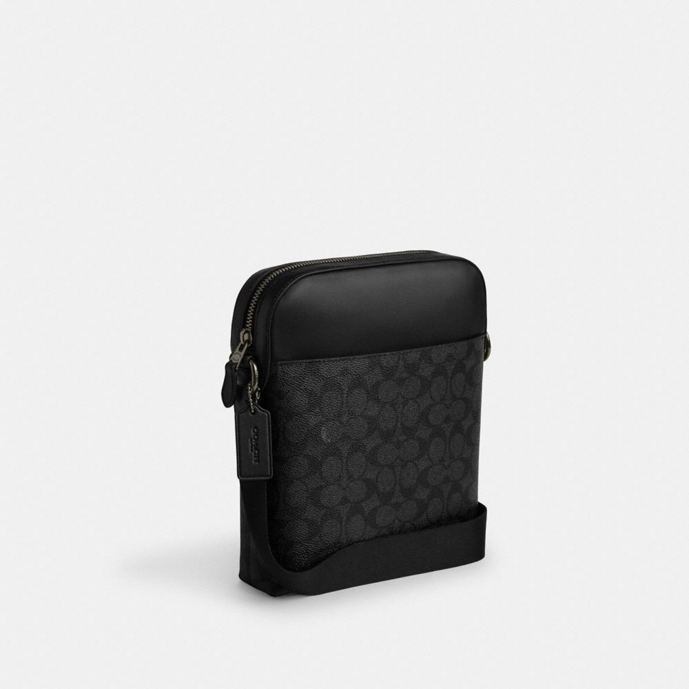 Coach Houston Uçuş Çantası Signature Canvas