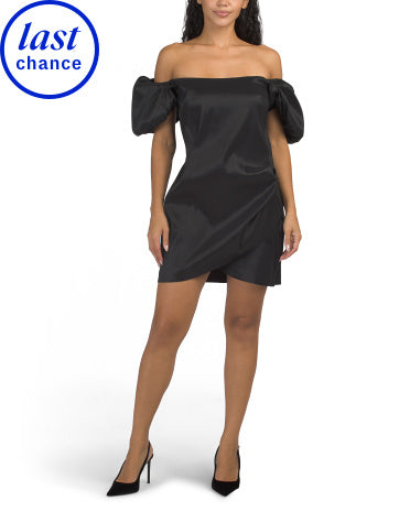 BLONDIE NITES Puf Qollu Mini Sarılı Geyim