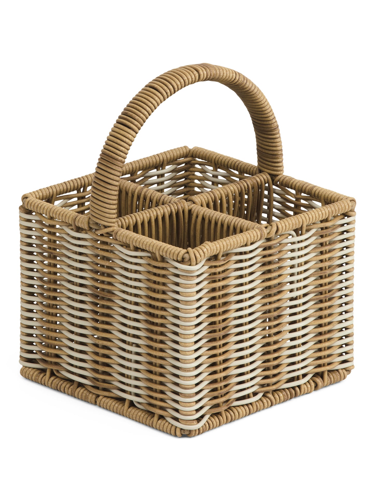MADE IN VIETNAM Əl İşi Kvadrat 4 Bölməli Səbət