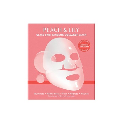 Peach & Lily Glass Skin Ginseng Collagen Maska Dəsti - 7 Ədəd