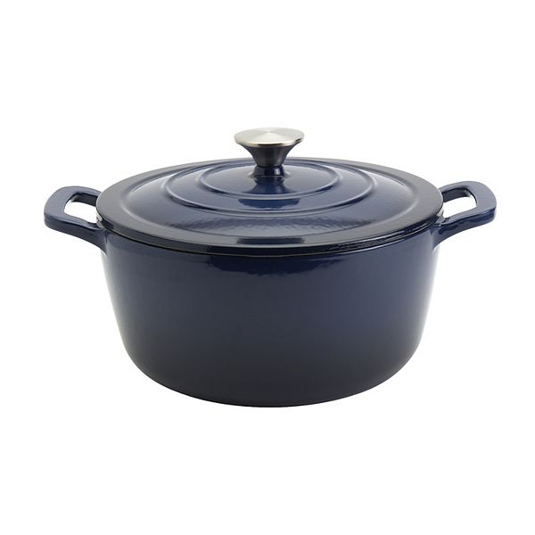 Mingle & Co. 5-qt Emallı Dökme Dəmir Dutch Oven