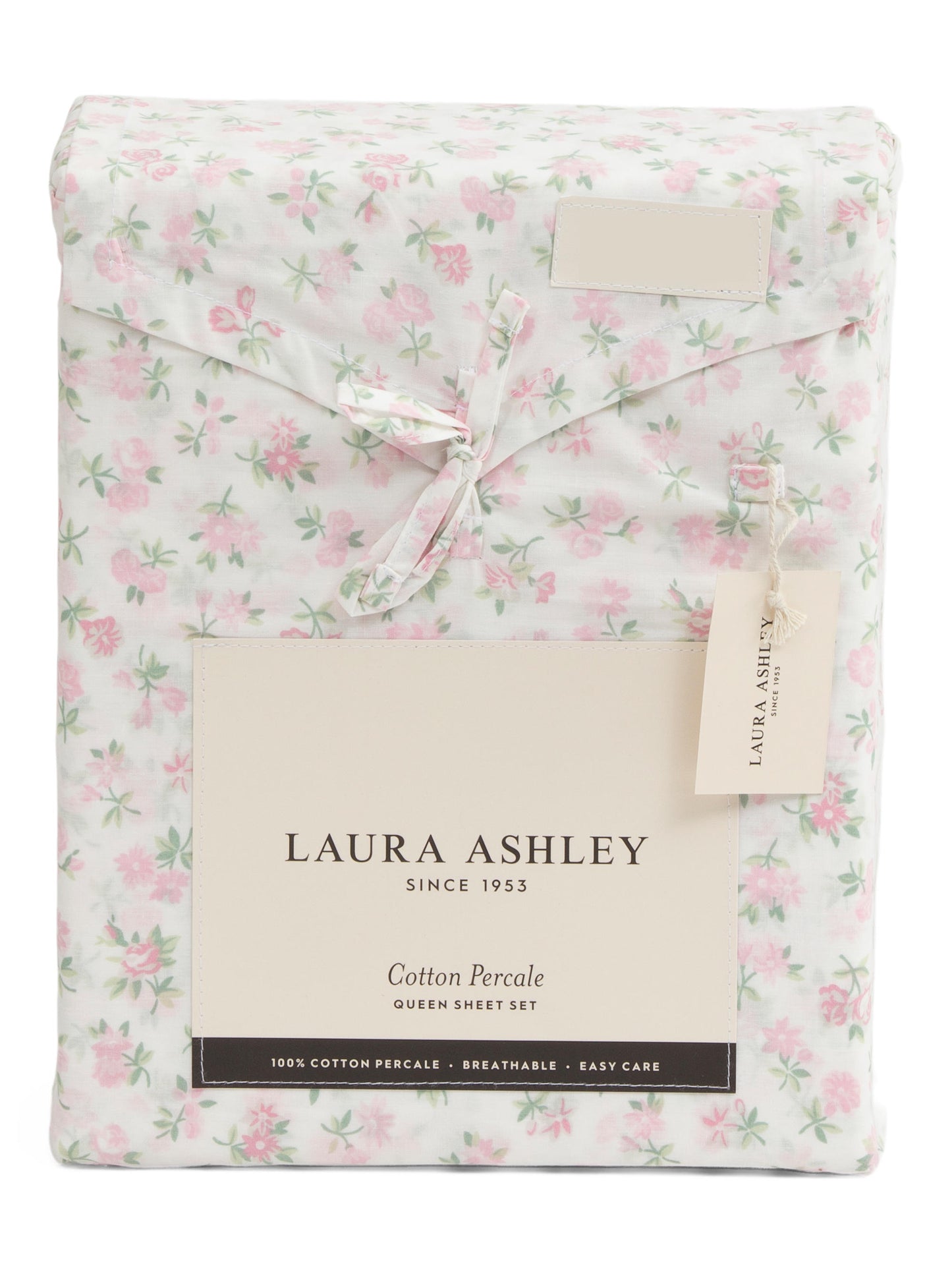 LAURA ASHLEY Pambıq Çiçəkli Çarşaf Dəsti