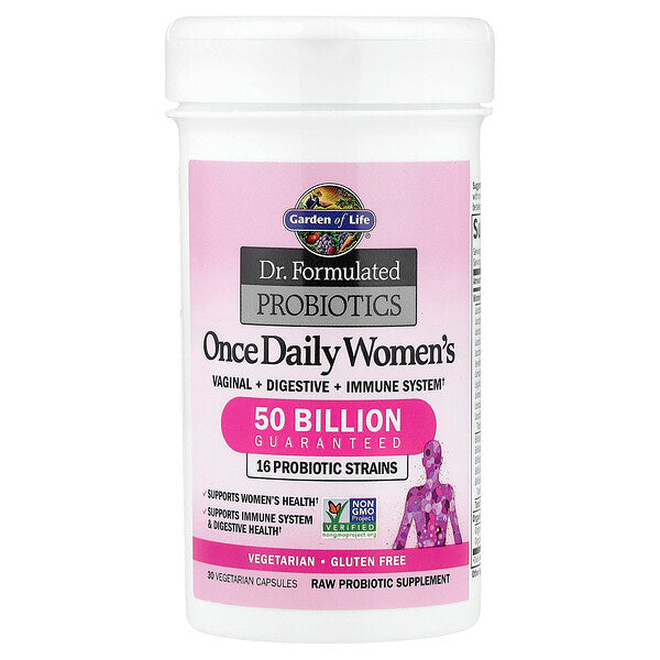 Garden of Life Dr Formulated Probiotics Once Daily Qadın 50 Milyard 30 Vegetarian Kapsul