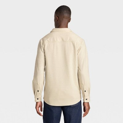 Goodfellow & Co Kişi Rahat Yumşaq Köynəyi Krem XXL