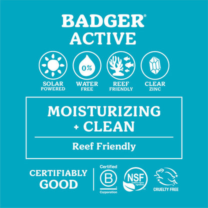 Badger Active Mineral Günəş Kremi SPF 30 Ароматsız 87 ml