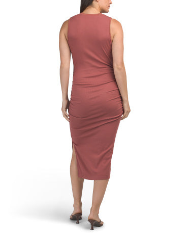 MICHAEL STARS Samira Tank Henley Midi Geyimi
