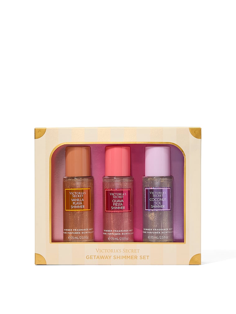 Victoria's Secret 3-Parçalı Getaway Shimmer Hədiyyə Seti