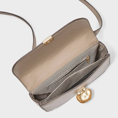 A New Day Flap Crossbody Bag Qəhvəyi
