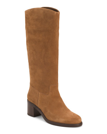 VINCE CAMUTO Suede Amree Yüksək Çəkmə
