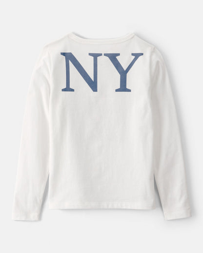 OshKosh B'gosh Girls Care Bear Uzun T袖lü Bluzka - Ağ