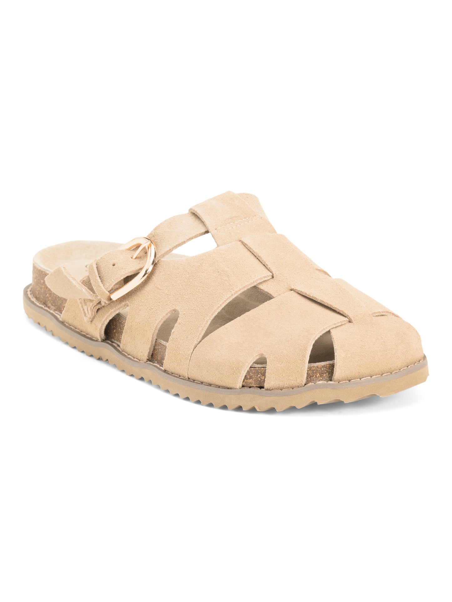 CUSHIONAIRE Suede Benson Balıqçı Sandalı