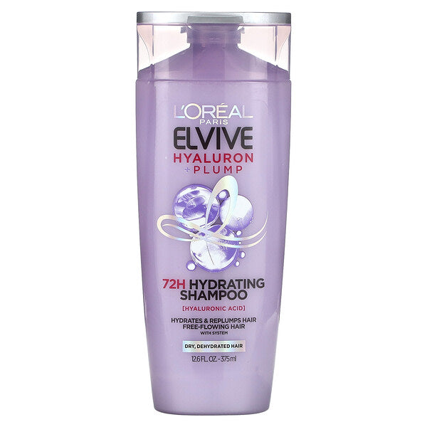 L'Oreal Elvive Hyaluron Plump 72h Nəmləndirici Şampun Quru Saçlar üçün 375ml