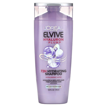 L'Oreal Elvive Hyaluron Plump 72h Nəmləndirici Şampun Quru Saçlar üçün 375ml